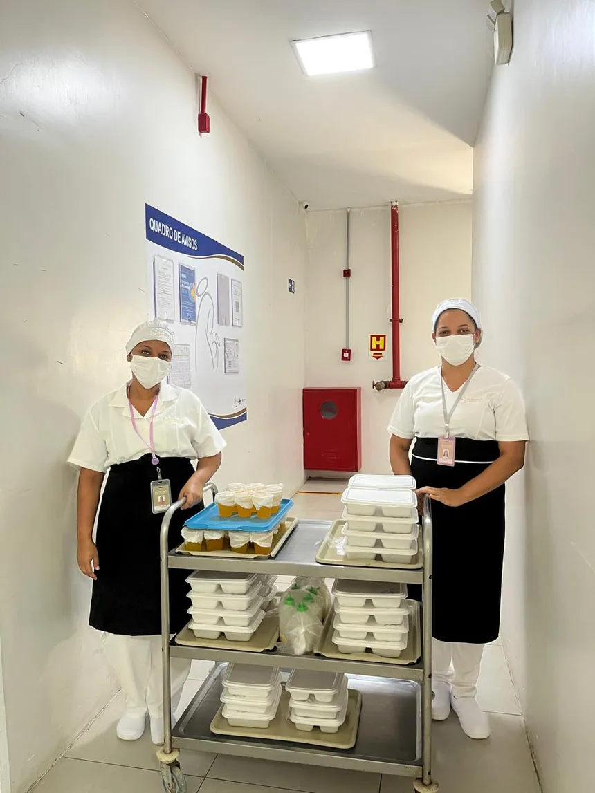 Equipe de copa e cozinha da SM Terceirização